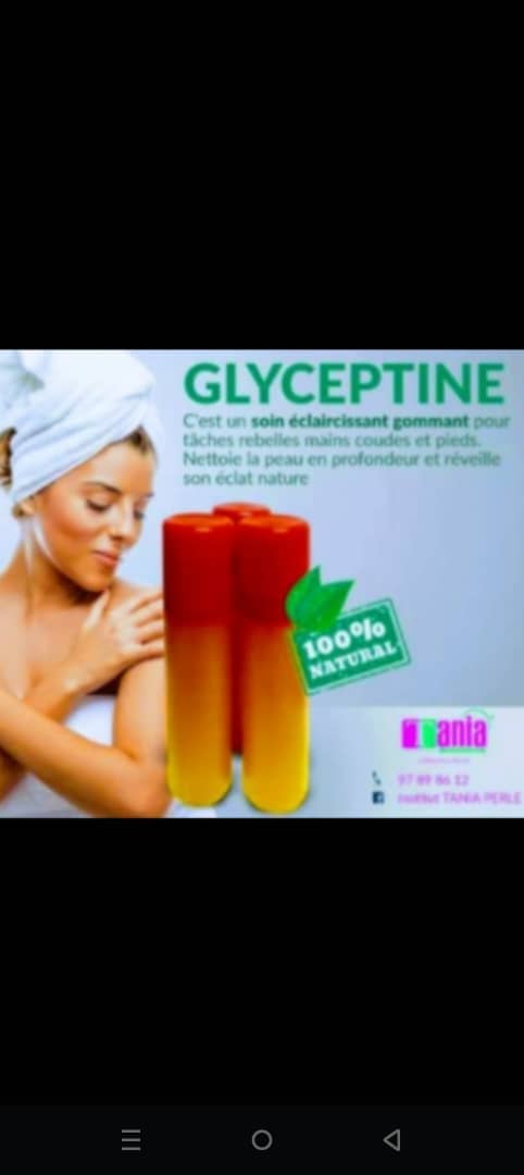 Deux flacons présentés sous le nom Glyceptine